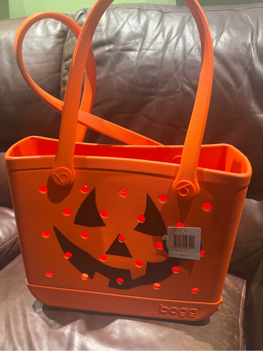 Halloween Jack-O'-Lantern Orange bogg Tote